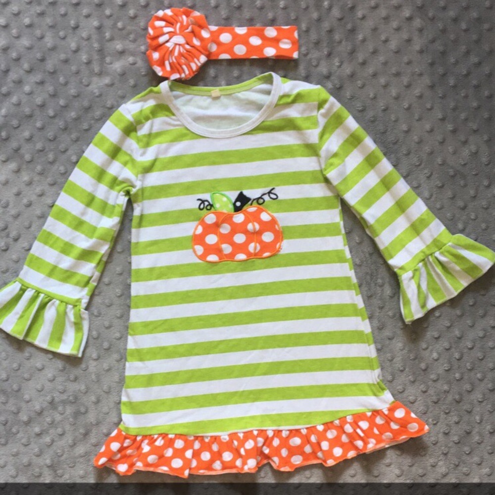 Boutique Pumpkin Dress
